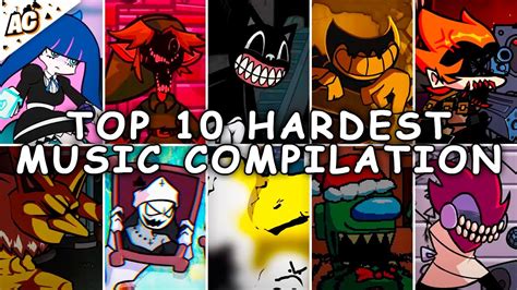Top 10 Hardest Music Compilation 6 Friday Night Funkin Youtube