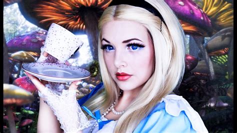 Alice In Wonderland Halloween Makeup Tutorial Cherry Wallis Youtube