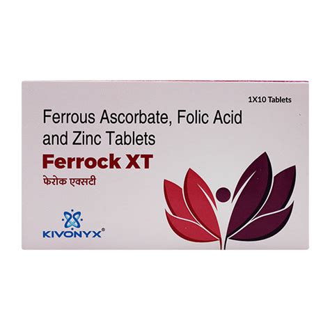 Buy Ferrock Xt Tablet 10s Online At Upto 25 Off Netmeds