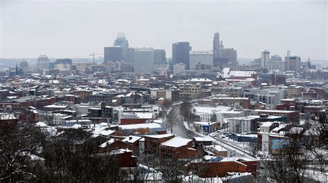 Cincinnati to see possible 3-5 inches of snow by Tuesday
