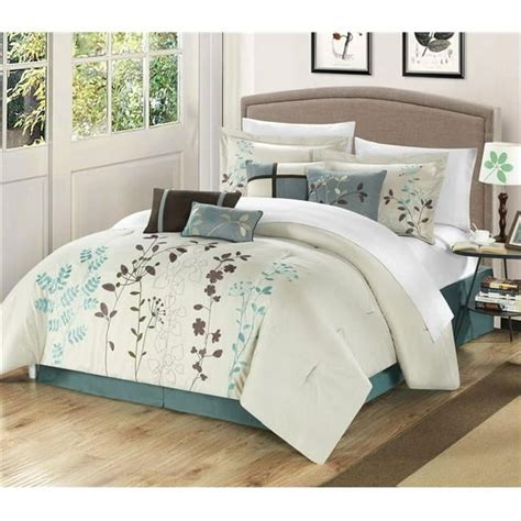 Chic Home Bliss Garden Bed In A Bag Comforter Set With Sheet Set 12