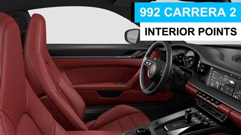 Porsche 992 Carrera Interior Features Review And Including Rear Folding