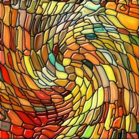 Stained Glass Color Swirl Stock Illustration Illustration Of Multicolor 133957620