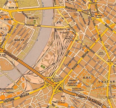 Karta Beograda Ulice Karta