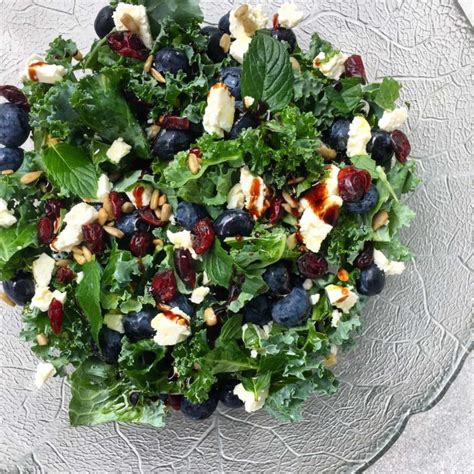Blueberry Feta And Mint Salad Recipe Dietetic Directions