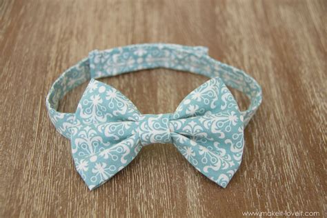 How To Make A Diy Patterned Bow Tie For Kids Sewing Homemade Bows