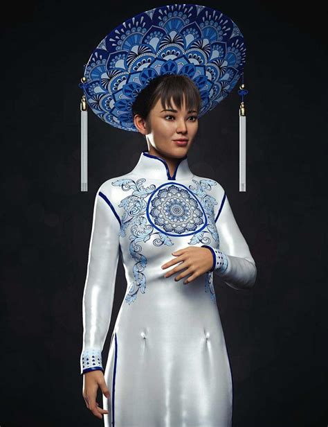 Dforce Vietnamese Princess Outfit For Genesis And Genesis Females