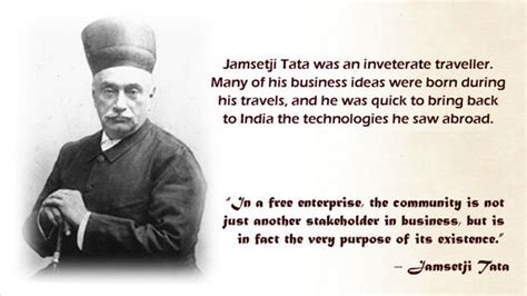 Jamsetji Tata Founder Of Indias First Iron And Steel Factory 1907