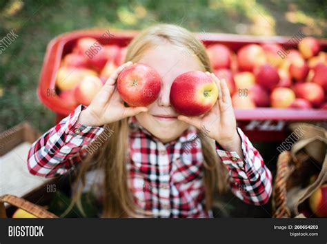 Girl Apple Apple Image And Photo Free Trial Bigstock