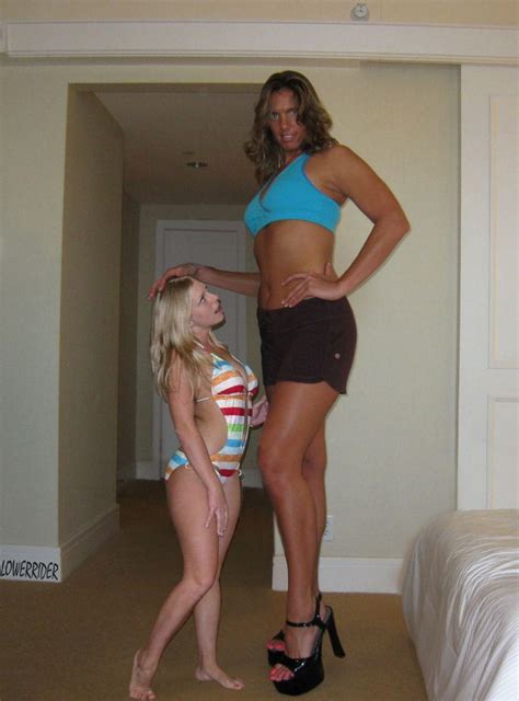 Mikayla Compares With Tiny Woman By Lowerrider On Deviantart Tall Women Tiny Woman Taller
