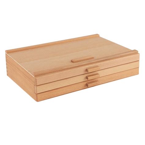Creative Mark 3 Drawer Wood Storage Box Jerrys Artist Outlet