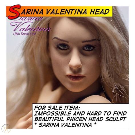 Phicen Beautiful Hot Sarina Valentina Head Sculpt 16 12 In Scale