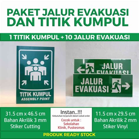 Maybe you would like to learn more about one of these? Jual Jual Paket Tanda Jalur Evakuasi dan Titik Kumpul ...