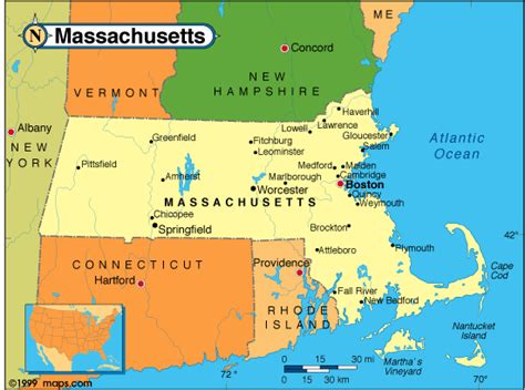Massachusetts Carte