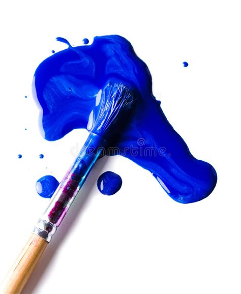Blue Paint Stock Photo Image Of Abstract Color Fluid 59816634