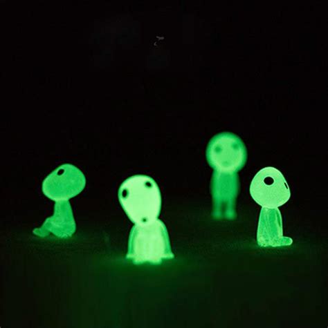 Princess Mononoke Figurine Toy Glow In Dark Free Shipping