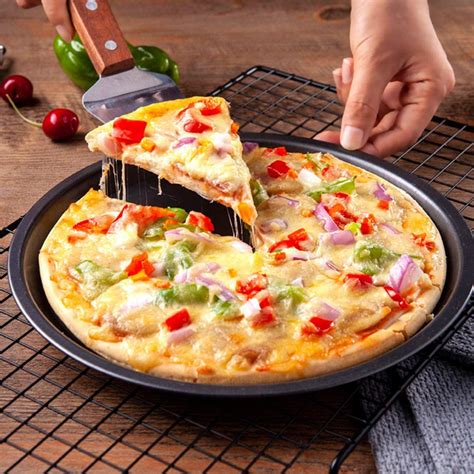 E Ezra Deep Pizza Pan Professional Premium Deep Dish Non Stick Bakeware
