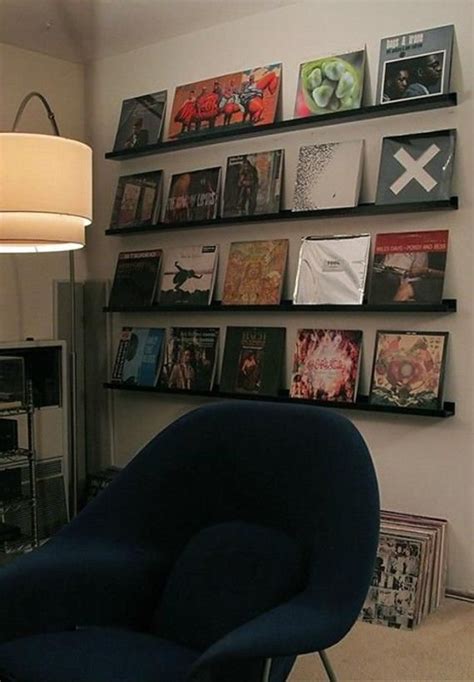 Floating Ledge Shelves Shelf Vinyl Record Display Record Album Offered