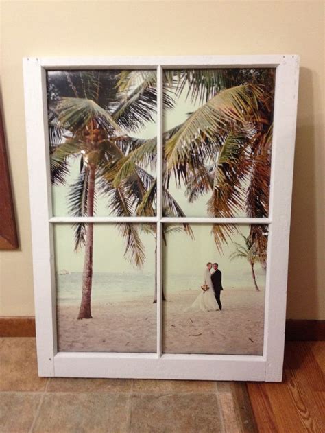 Check spelling or type a new query. vintage window pane picture frame for wedding photo, 24x36 ...