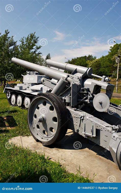150 Mm Heavy Field Howitzer S Fh Stock Image Image Of Shooting
