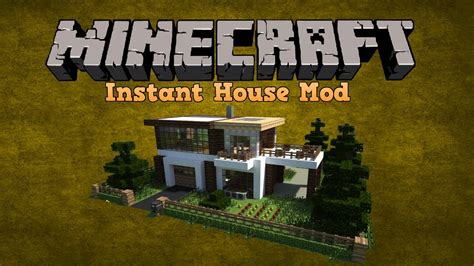 Maybe you would like to learn more about one of these? Instant House Mod Minecraft + Seed Showcase! 1.7.5 - YouTube