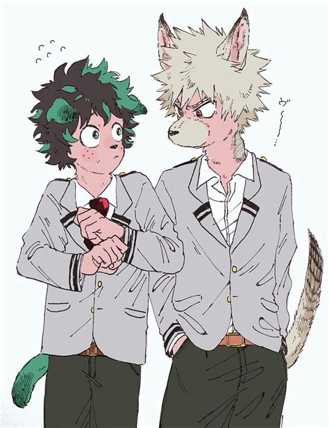 Katsuki Bakugou X Izuku Midoriya Katsudeku Bakudeku Bnha Mha My Porn