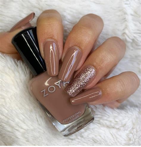 40 Cool Brown Nail Designs To Try In Fall The Glossychic