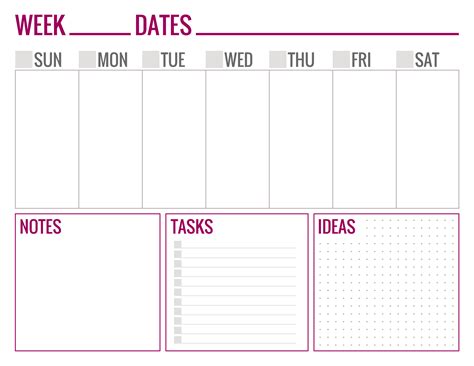 There are some days when you can't keep your head straight with plenty of tasks at hand or find the motivation to ready to have a truly productive week ahead? Free Printable Weekly Schedule Page 1 - Paper and Landscapes