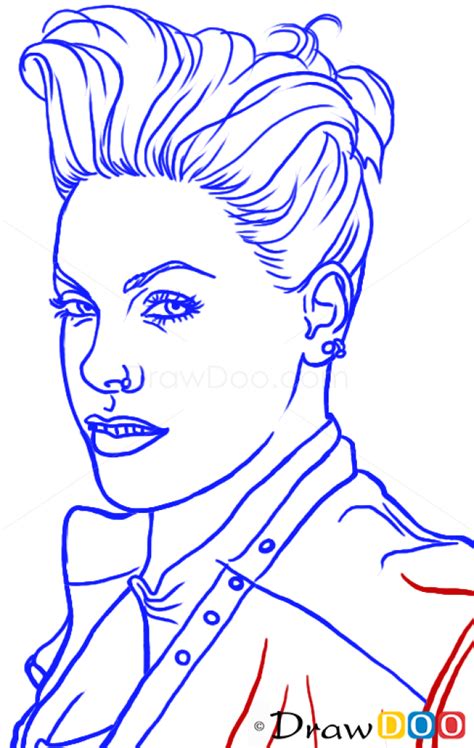 How To Draw Pink Famous Singers