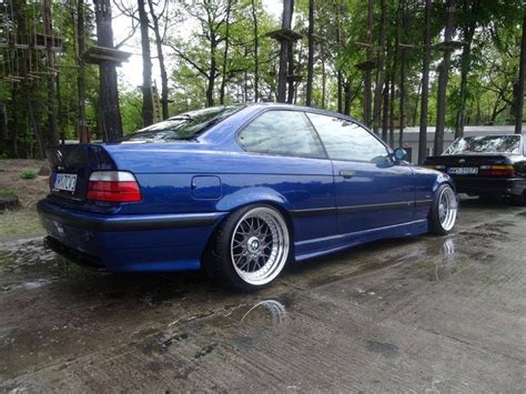 Blue Bmw E36 Coupe On Fantastic Custom 3 Piece Bmw Styling 29 Bbs