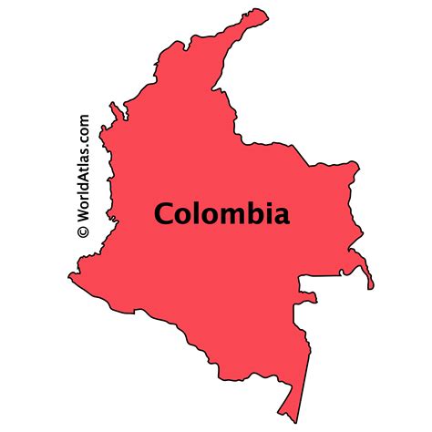 Columbia Map Outline