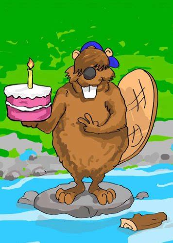 Justin Beaver Birthday Card Jamieburgessitao