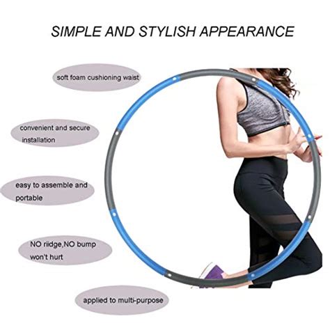 Neoweek Hula Hoops For Adults Weighted Hula Hoop For Exercise 2lb
