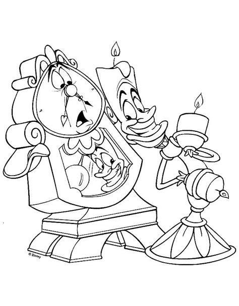 Free printable coloring pages for kids and adults. Beauty and the beast Coloring Pages - Coloringpages1001.com