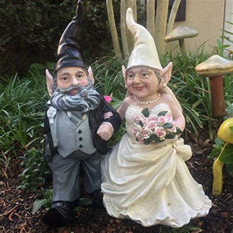 15 Wedding Bride And Groom Love Couple Gnome Home And Garden Statue