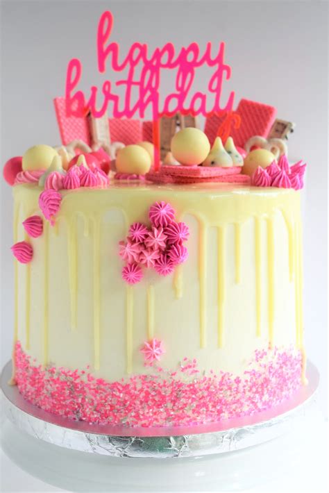 This old fashioned red velvet cake recipe is moist and fluffy. Birthday themed drip cake. Red velvet with cream cheese frosting | Cake tasting, Cake, Drip cakes