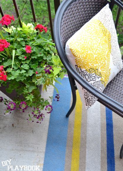How To Diy An Outdoor Painted Rug Instead Of Paying Big Bucks For An