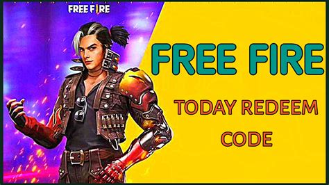 गरेना फ्री फायर रिडीम कोड Garena Free Fire Max Redeem Codes For Today