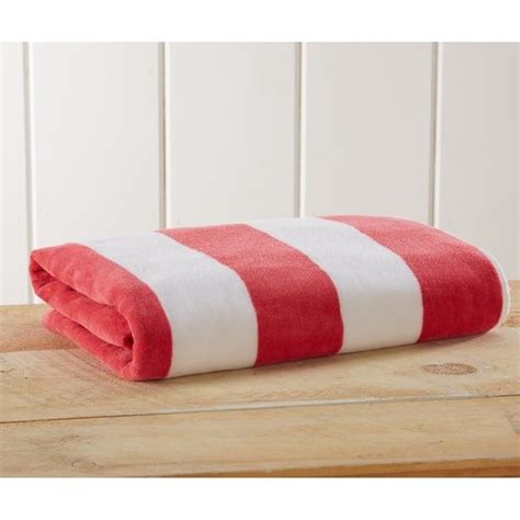 100 Cotton Cabana Stripe Oversize Velour Beach Towel On Sale