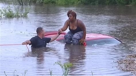 Woman Rescued From Flooded Car Along I 80 Abc7 Chicago