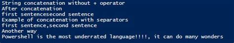 Powershell Concatenate String Examples And Functions Educba