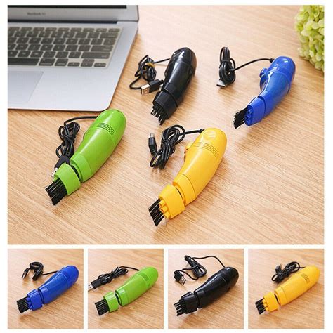 Mini Usb Vacuum Keyboard Cleaner Dust Collector Brush For Laptop
