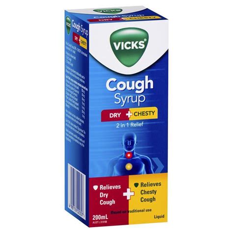 Buy Vicks Cough Syrup Dry Chesty 200ml Online At Chemist Warehouse®