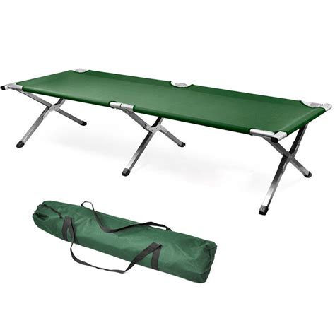 Portable Folding Cot Camping Military Medical Hiking Fish Bed Sleeping