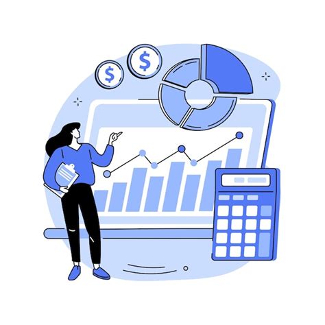 Ilustração Em Vetor Conceito Abstrato De Sistema De Gestão Financeira Vetor Premium