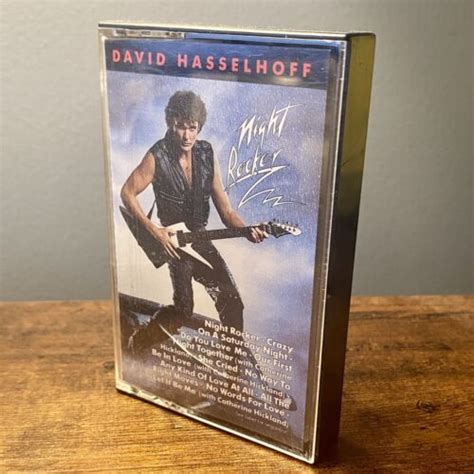 Vintage 1985 David Hasselhoff Night Rocker Cassette Ebay