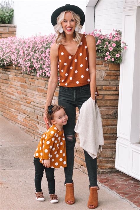 Mommy And Me Fall Matching Outfit Straight A Style Mommy Daughter Outfits Mom Daughter