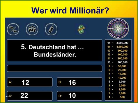 Wer wird who wants to be a millionaire powerpoint template. Wer Wird Millionär Powerpoint Vorlage Download Hervorragen ...