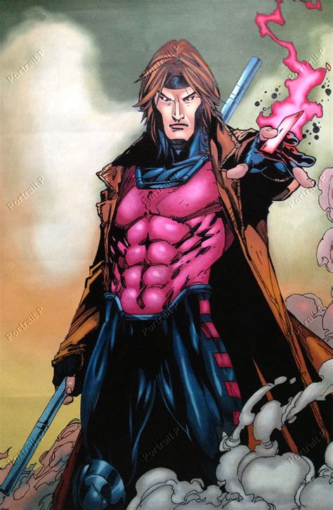 Gambit X Men Marvel Comics Art Oil Painting Hand Painted