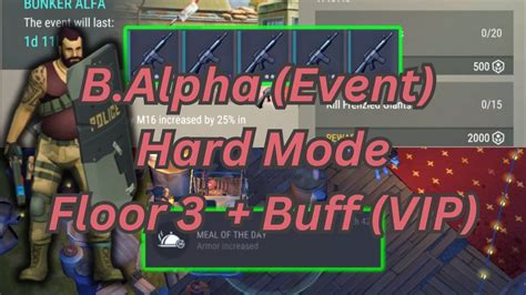 Ldoe Gameplay Floor 3 Hard Mode Bunker Alpha Last Day On